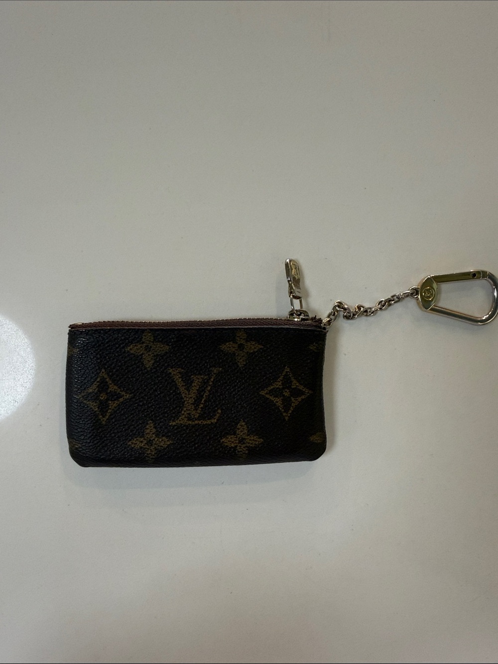 Louis Vuitton Monogram Key & Card Holder in Brown